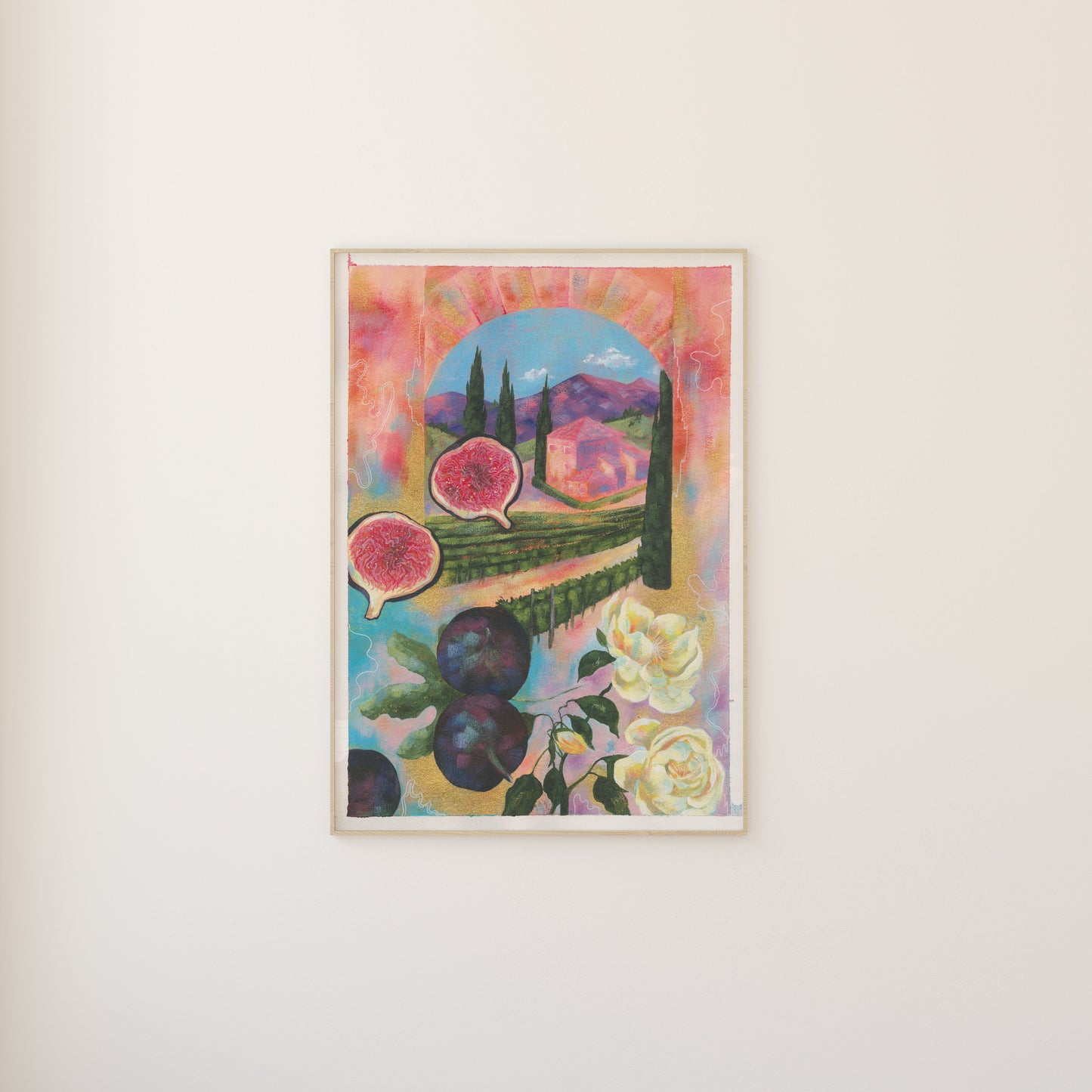 Golden Glow Art Print
