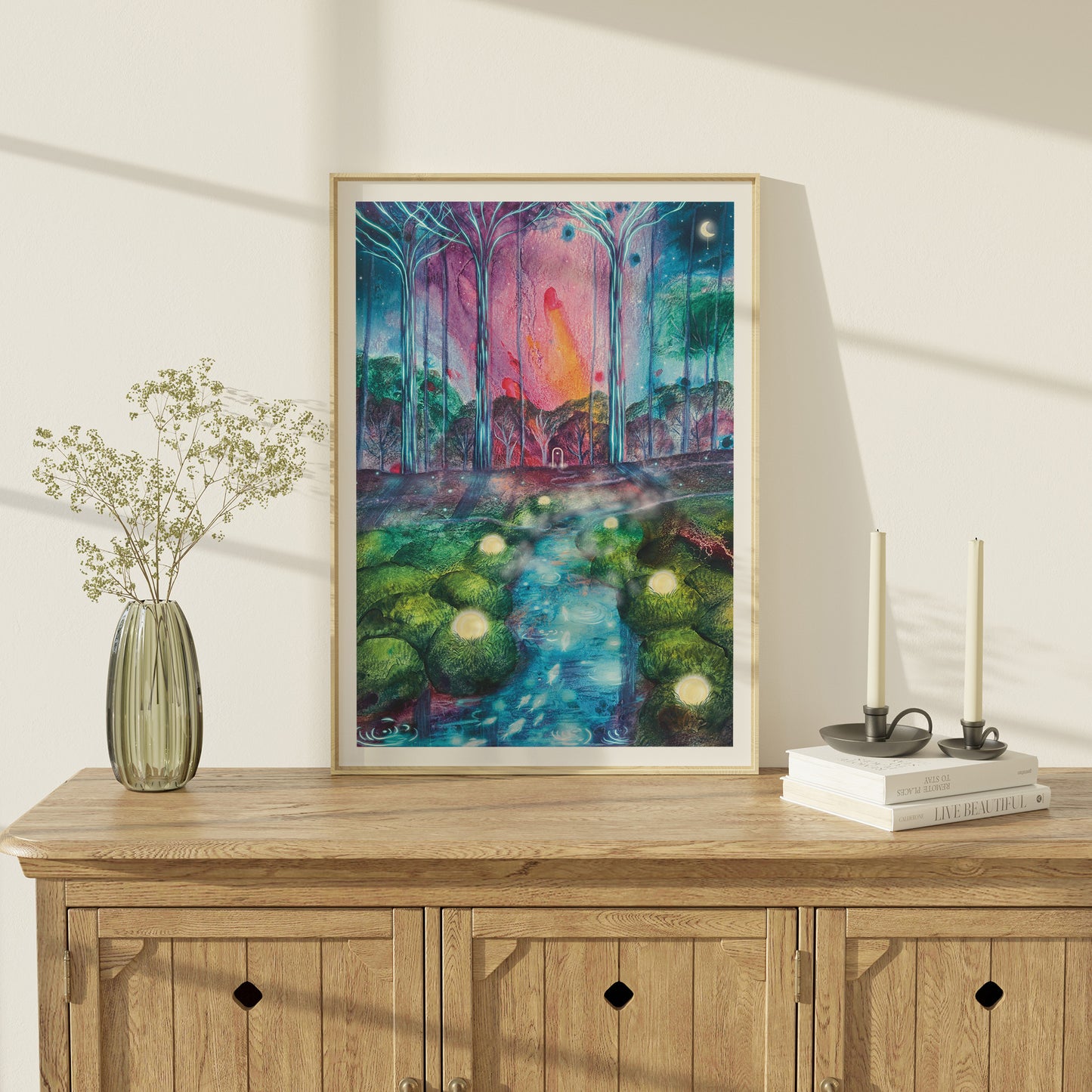 Night Forest Art Print